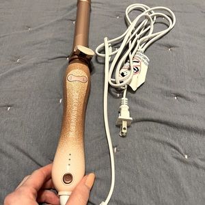 Beachwaver curling Rose gold ombré glitter